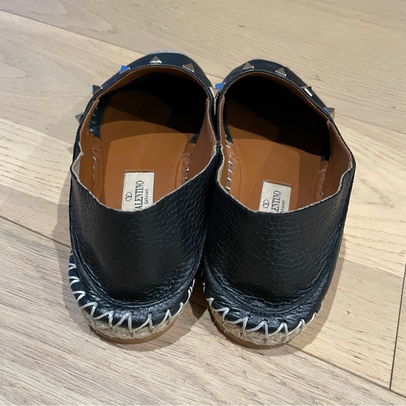 Valentino Rockstud black leather Espadrilles sz. 40 - Picture 6 of 10